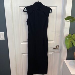 NWOT Zara Black long dress - Sz. Small